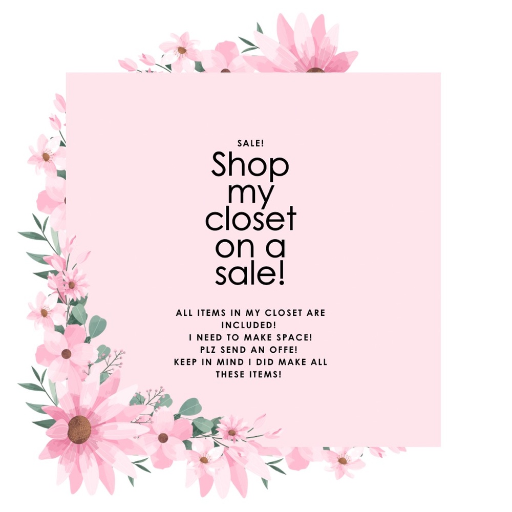 Hand Crafted Pink Floral Design
